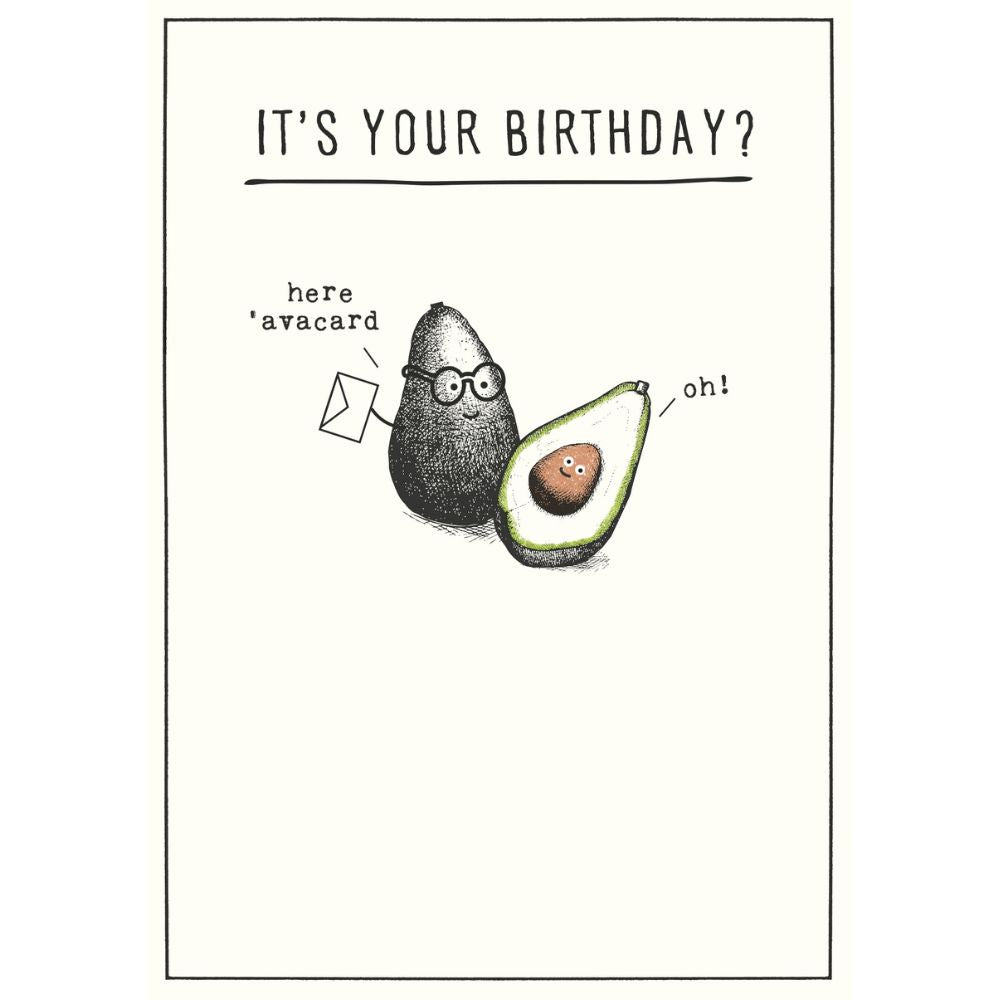 Woodmansterne Avacard Oh Funny Birthday Card