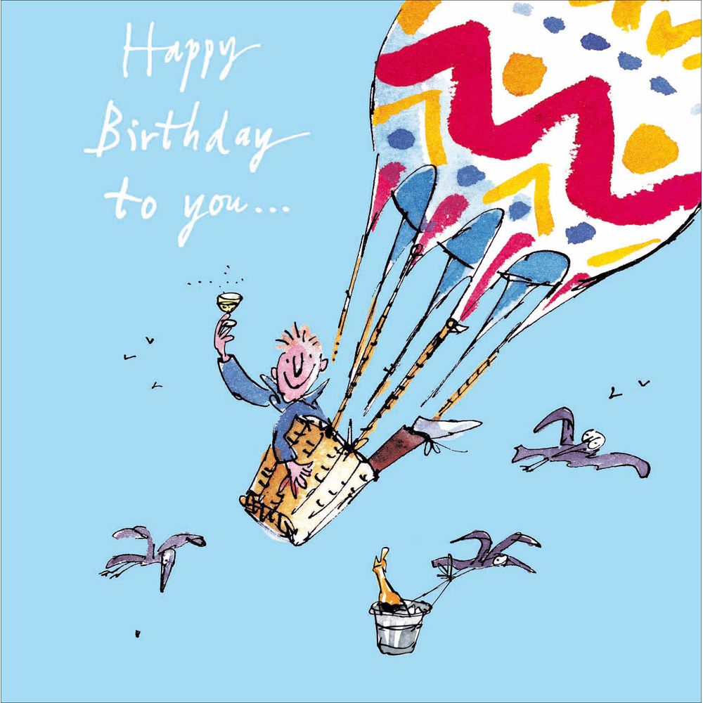 Woodmansterne Balloon Ride Birthday Card