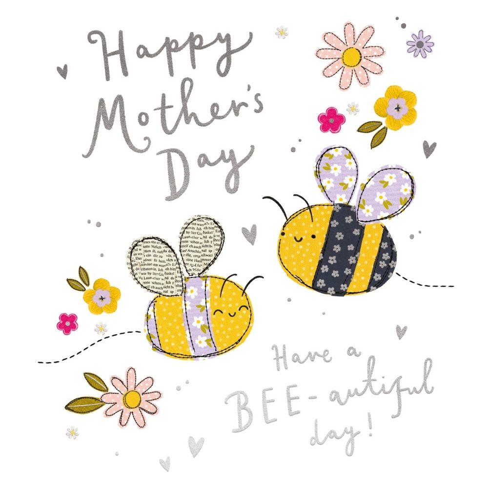 Woodmansterne Bees & Flowers Mother's Day Card