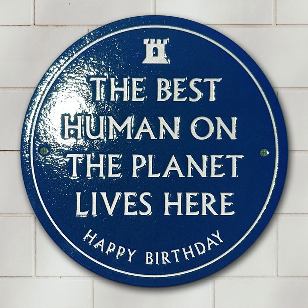 Woodmansterne Best Human on the Planet Birthday Card