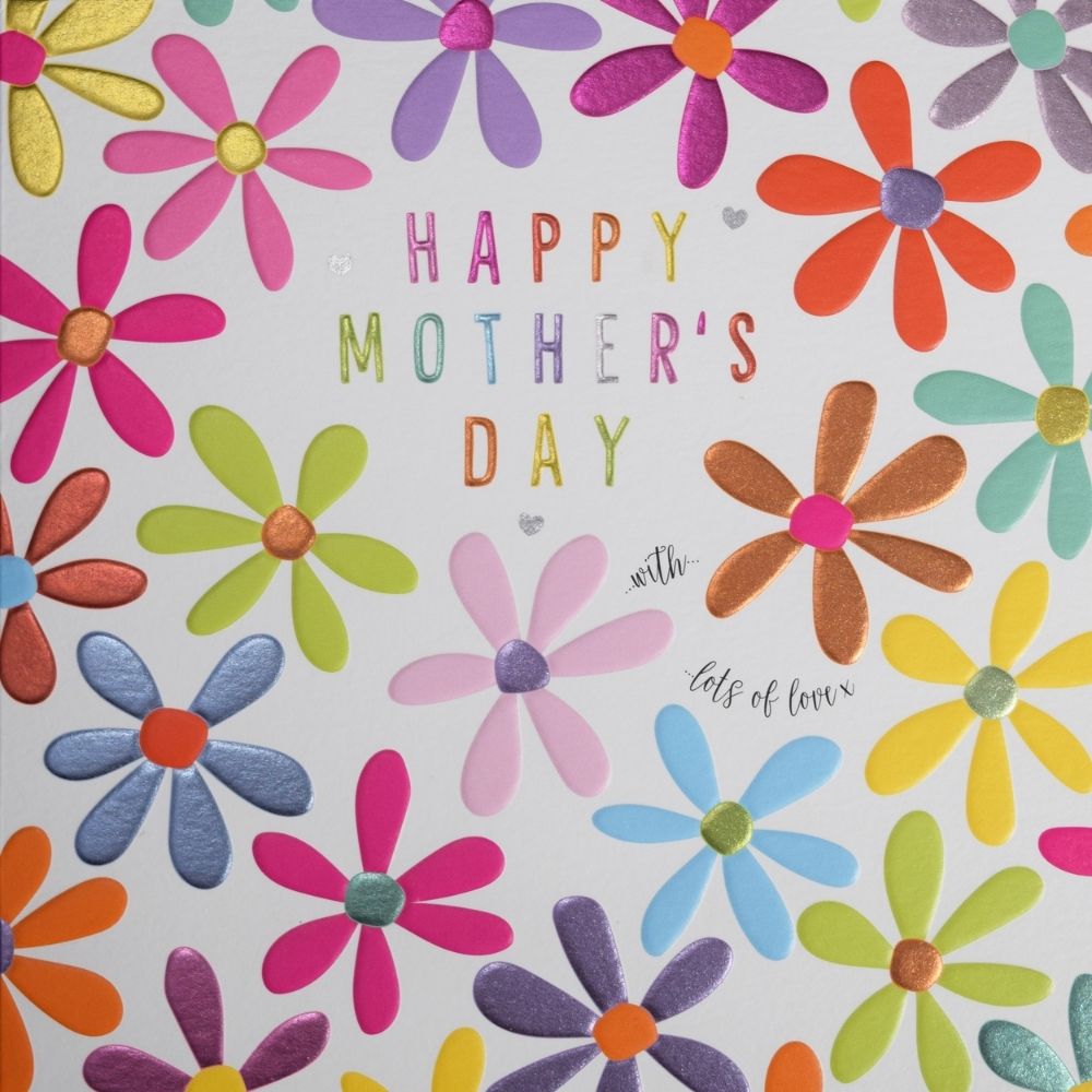 Woodmansterne Big Colourful Daisies Mother's Day Card