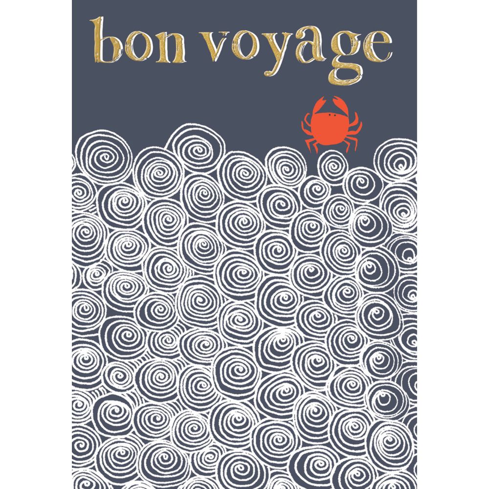 Woodmansterne Bon Voyage Best Wishes Card