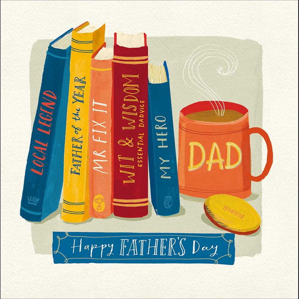 Woodmansterne Books, Tea & Biscuits Father's Day Card
