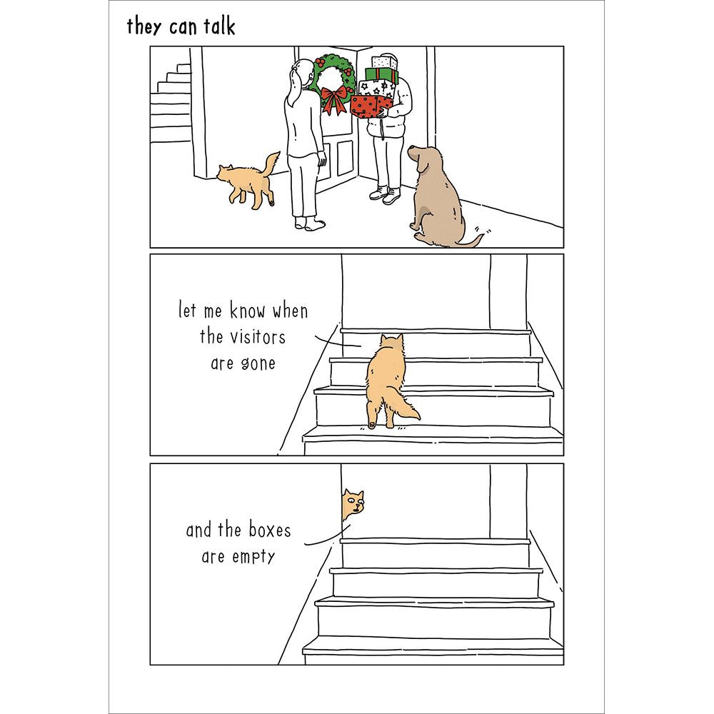 Woodmansterne Cat & Empty Boxes Christmas Card
