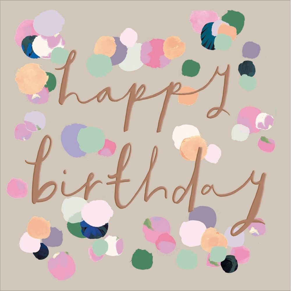 Woodmansterne Colour Splash Birthday Card