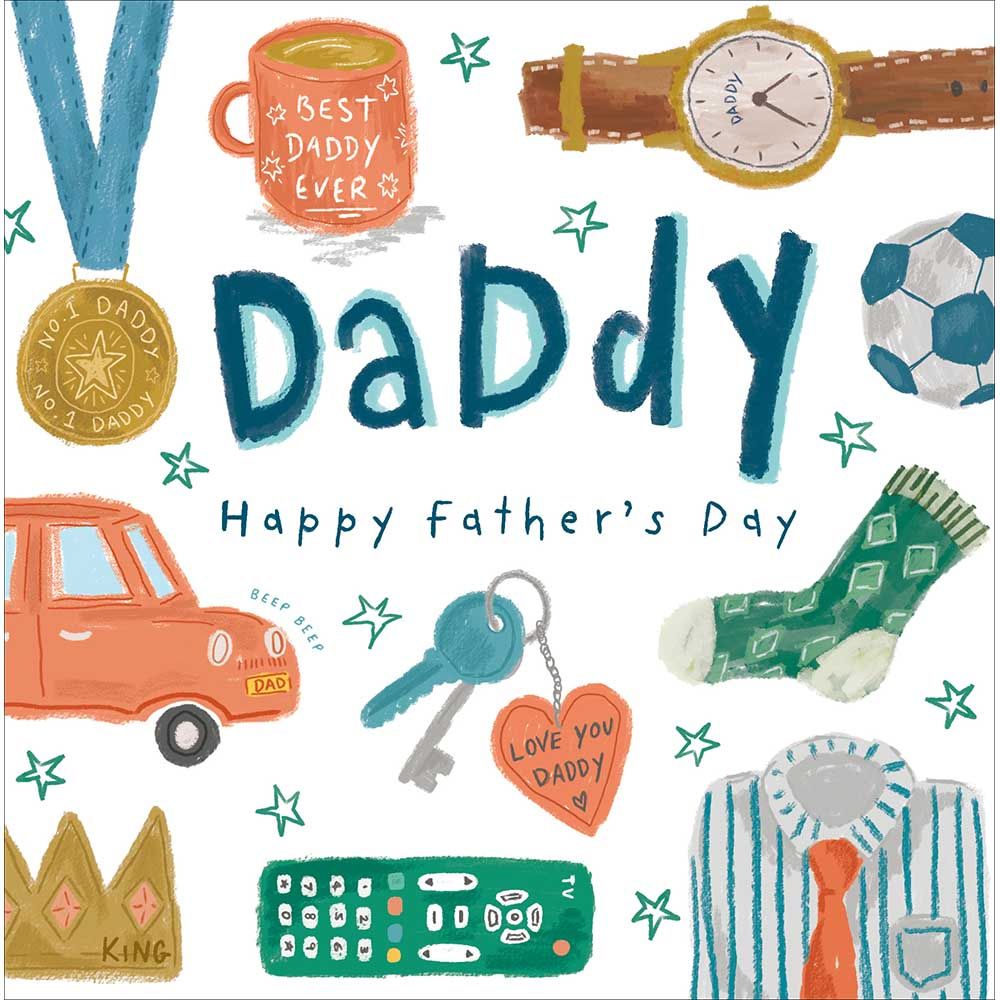 Woodmansterne Daddy Icons Father's Day Card