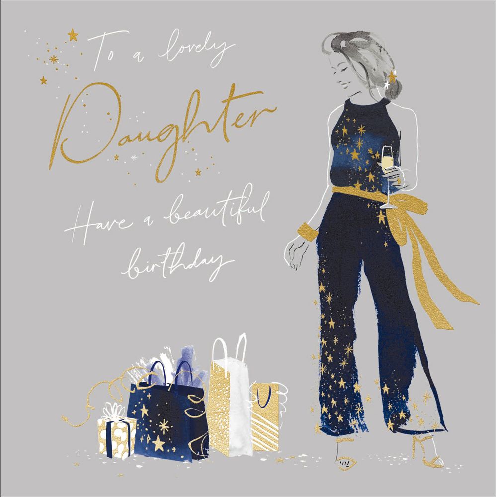 Woodmansterne Daughter Beautiful Girl Birthday Card