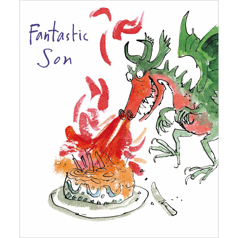 Woodmansterne Dragon Fantastic Son Birthday Card