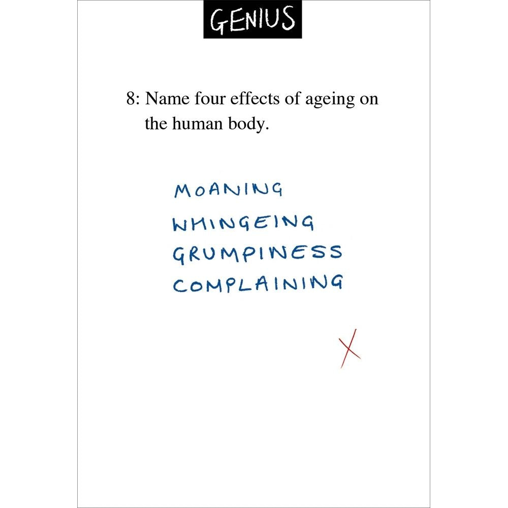 Woodmansterne Effects of Aging Blank Funny Card