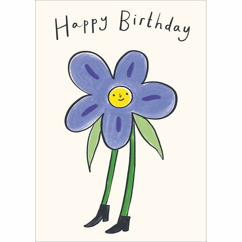 Woodmansterne Flower Power Birthday Card