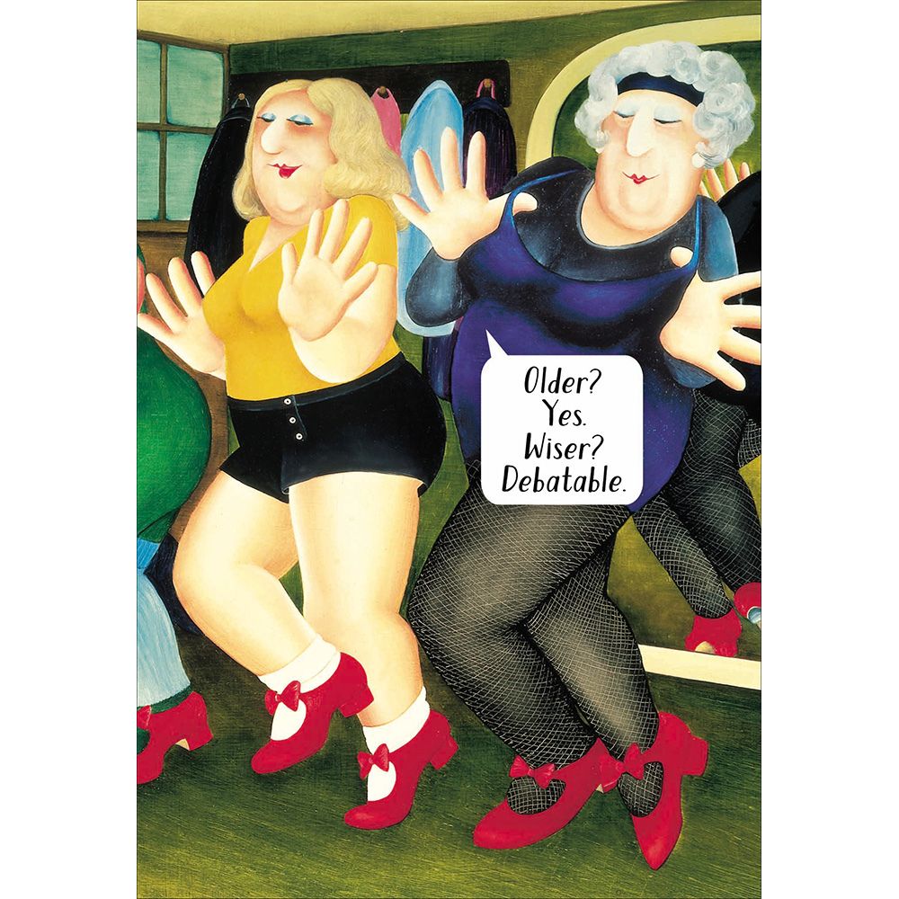 Woodmansterne Footloose & Fancy Funny Blank Card