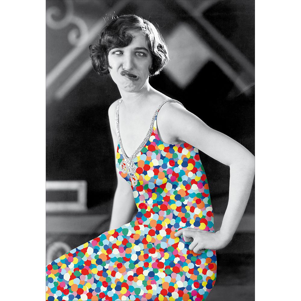 Woodmansterne Funny Face Funny Blank Card