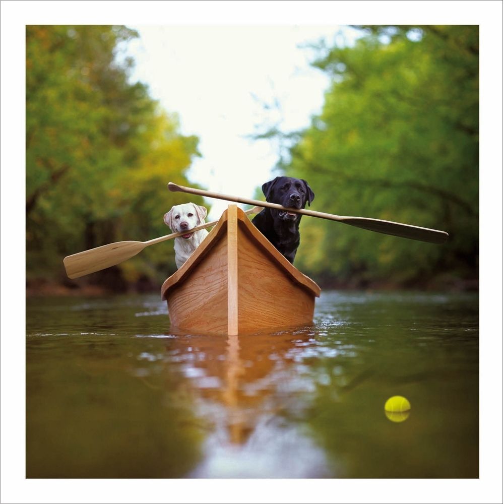 Woodmansterne Gently Down the Stream Blank Card