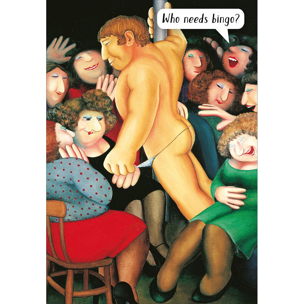 Woodmansterne Girl's Night Out Funny Blank Card