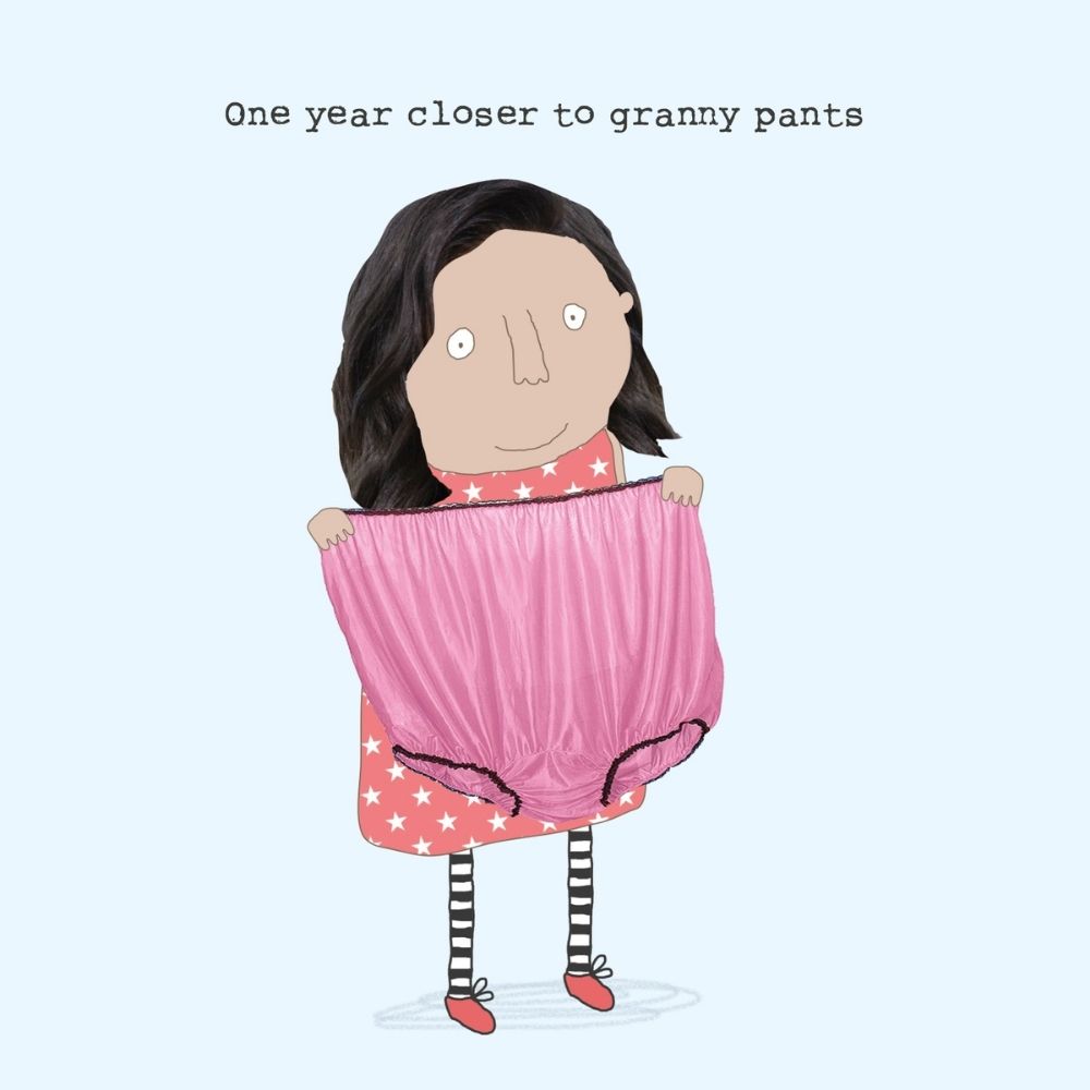 Woodmansterne Granny Pants Blank Funny Card