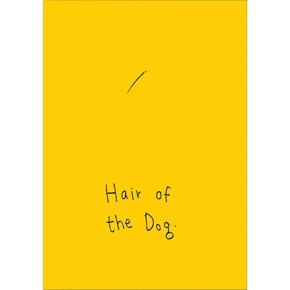 Woodmansterne Hair of the Dog Funny Blank Card