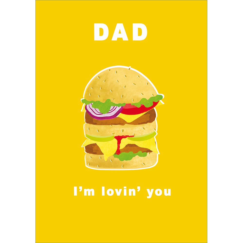 Woodmansterne Hamburger Father's Day Card