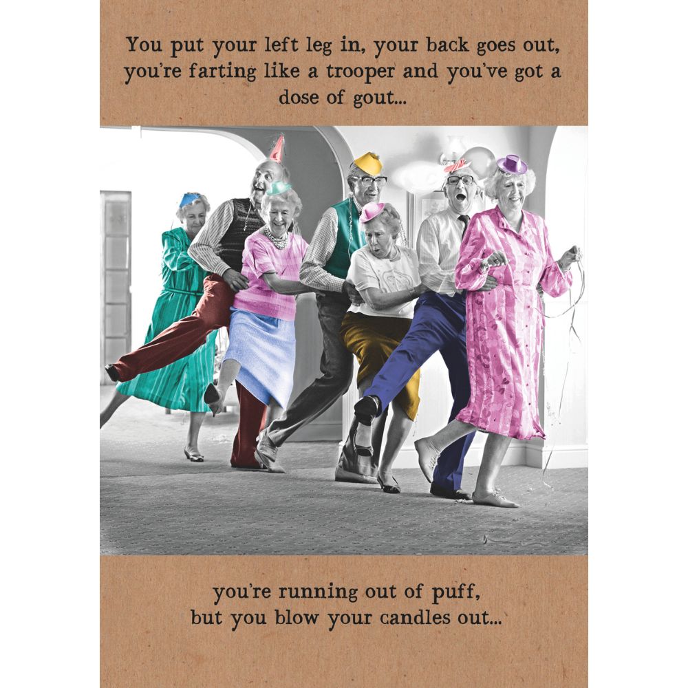 Woodmansterne Hokey Cokey Birthday Card