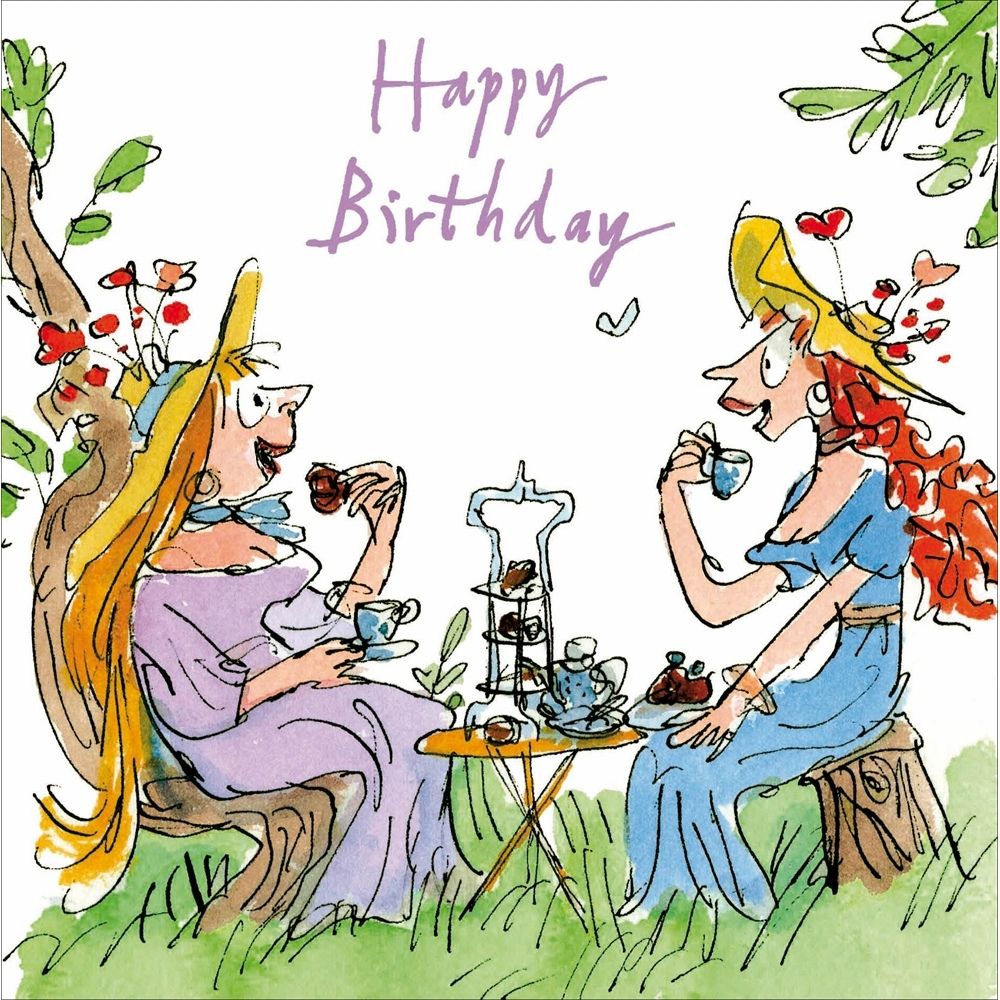 Woodmansterne Ladies Time for Tea Birthday Card