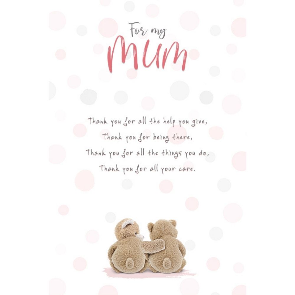 Woodmansterne Mum Cuddle Bears Mother's Day Card