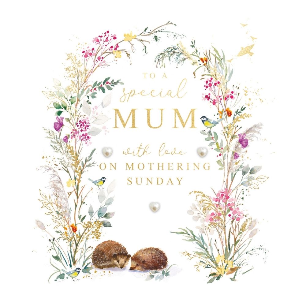 Woodmansterne Mum Hedgehogs Mother's Day Card