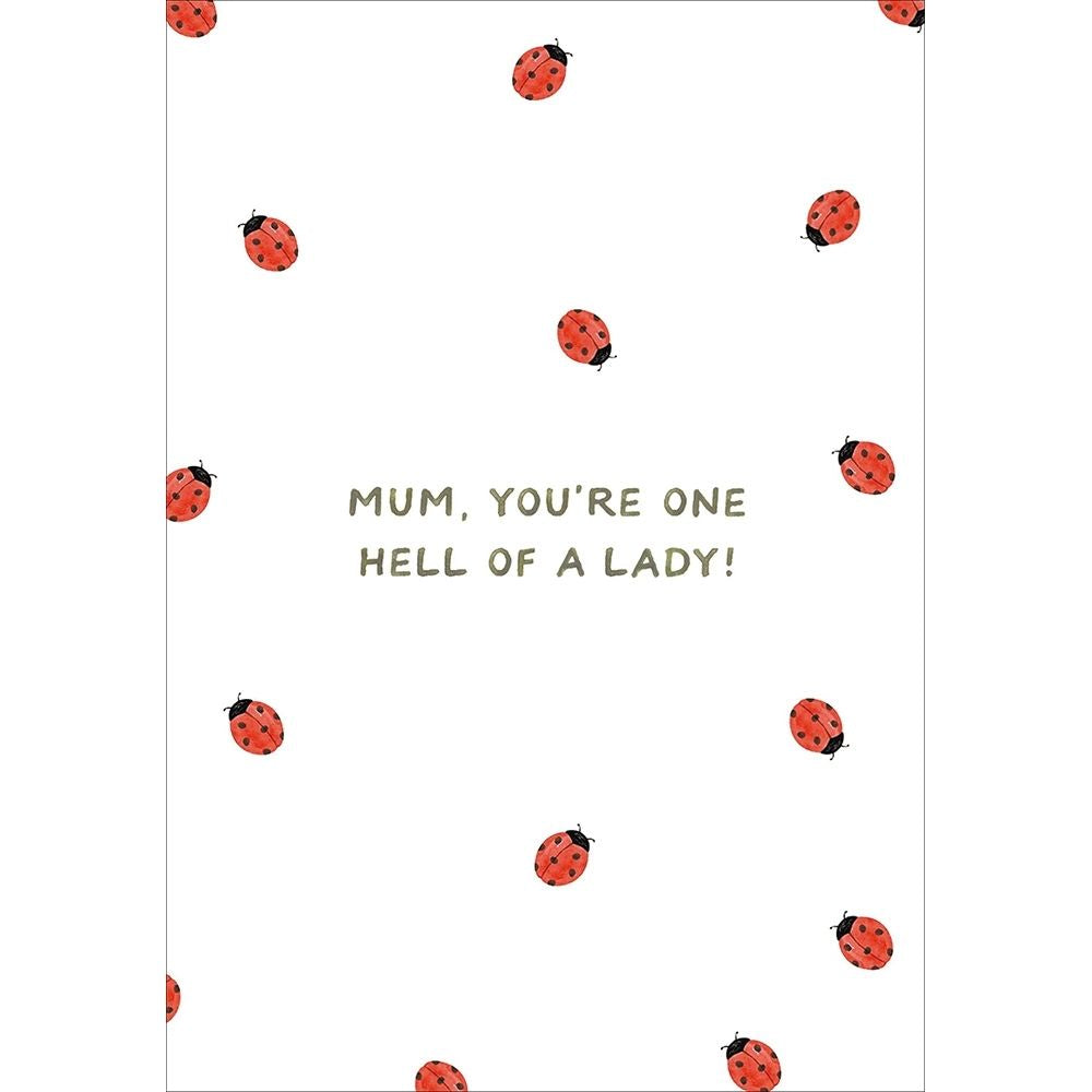 Woodmansterne Mum Ladybirds Mother's Day Card