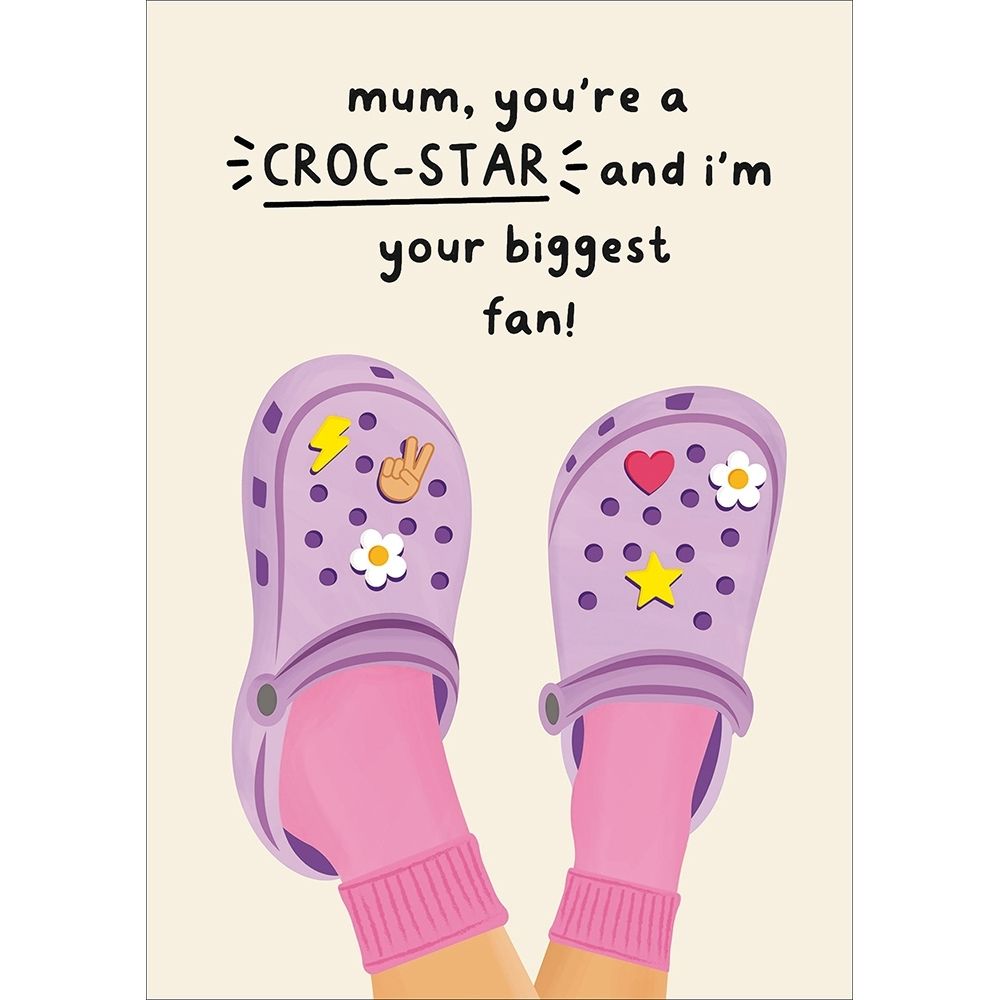 Woodmansterne Mum Pair of Crocs Mother's Day Card