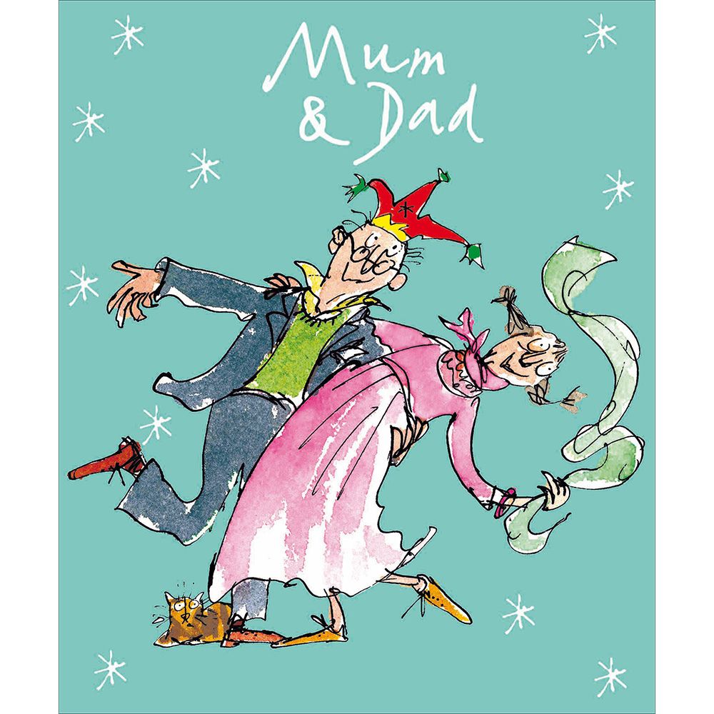 Woodmansterne Mum & Dad Dancing Couple Christmas Card