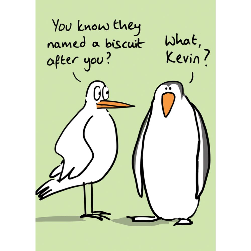 Woodmansterne Penguin Funny Blank Card