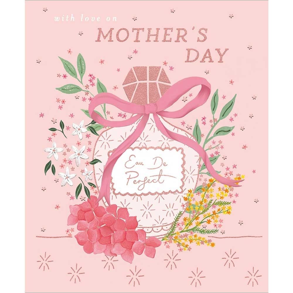 Woodmansterne Perfume Bottle Mother's Day Card