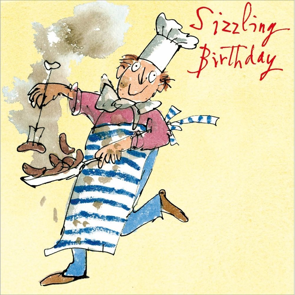 Woodmansterne Sizzling Sausage Birthday Card