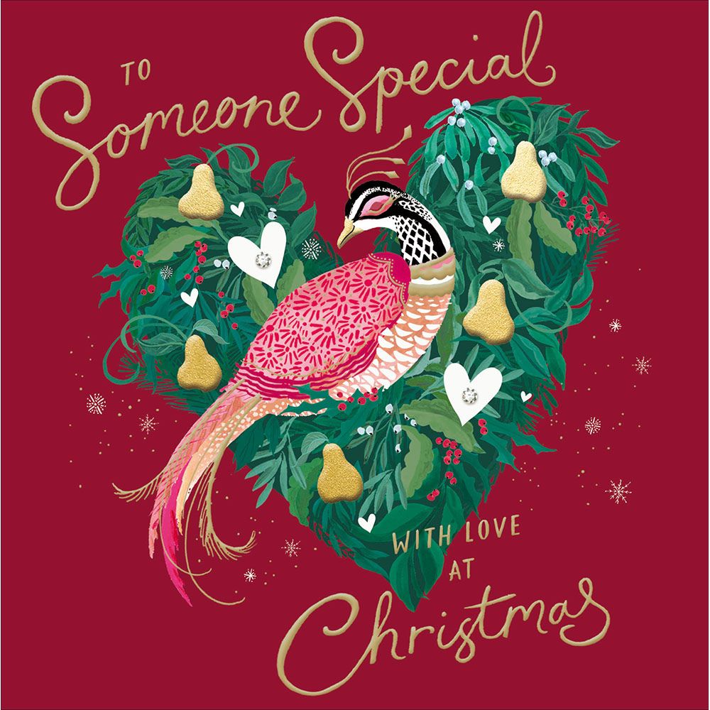 Woodmansterne Someone Special Partridge & Pear Tree Christmas Card