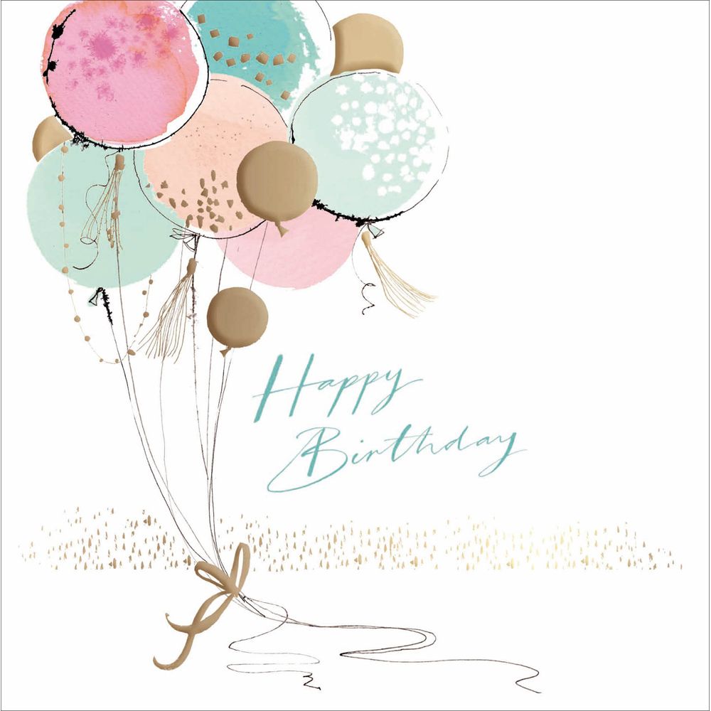 Woodmansterne Special Day Balloons Birthday Card