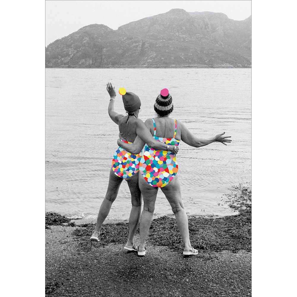 Woodmansterne Water Babes Funny Blank Card