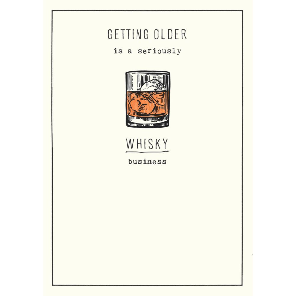 Woodmansterne Whisky Business Birthday Card