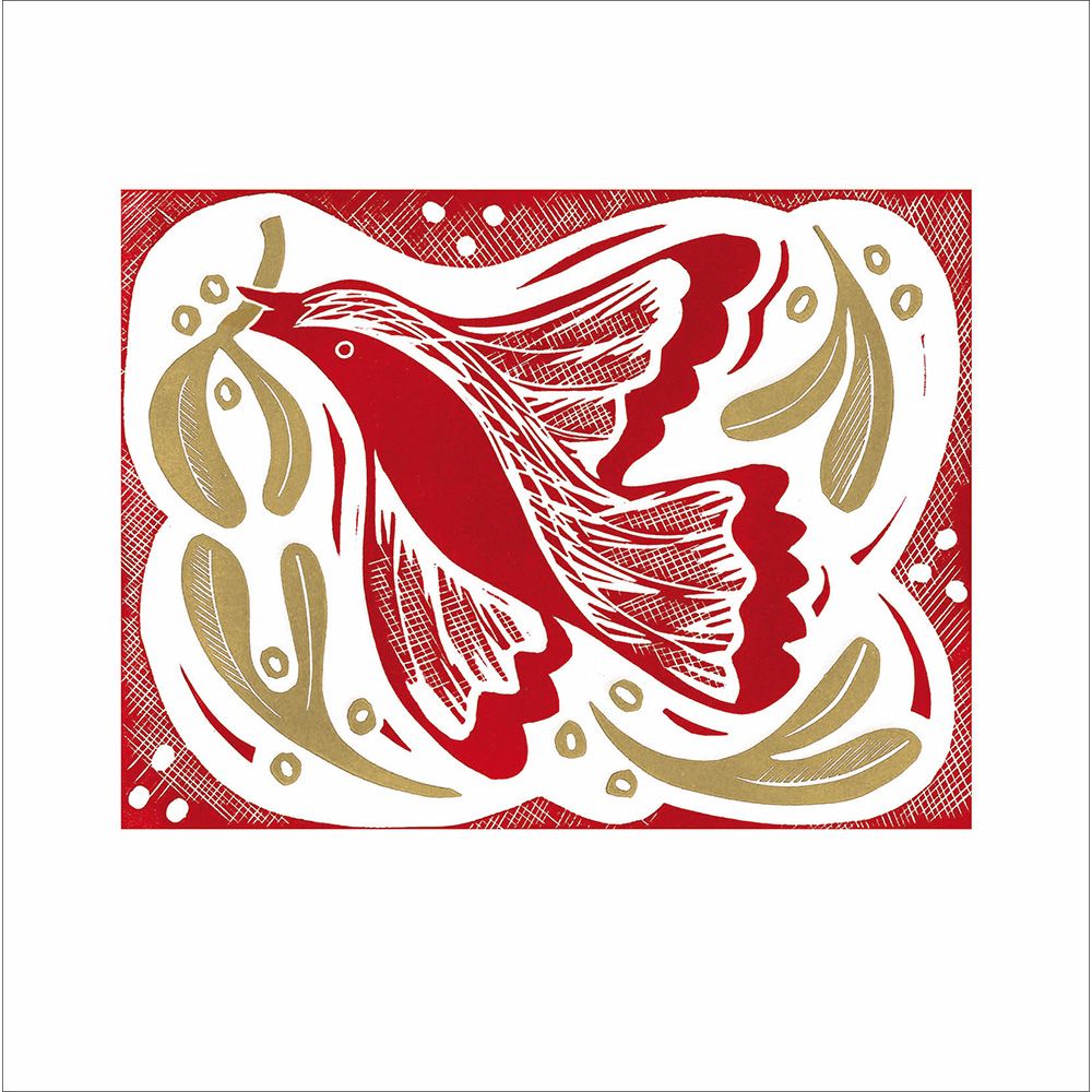 Woodmansterne Winter Robin Christmas Card