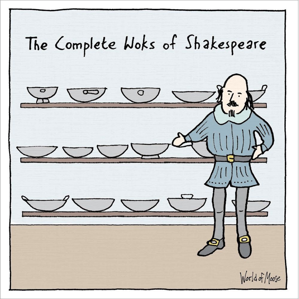 Woodmansterne Woks of Shakespeare Blank Card
