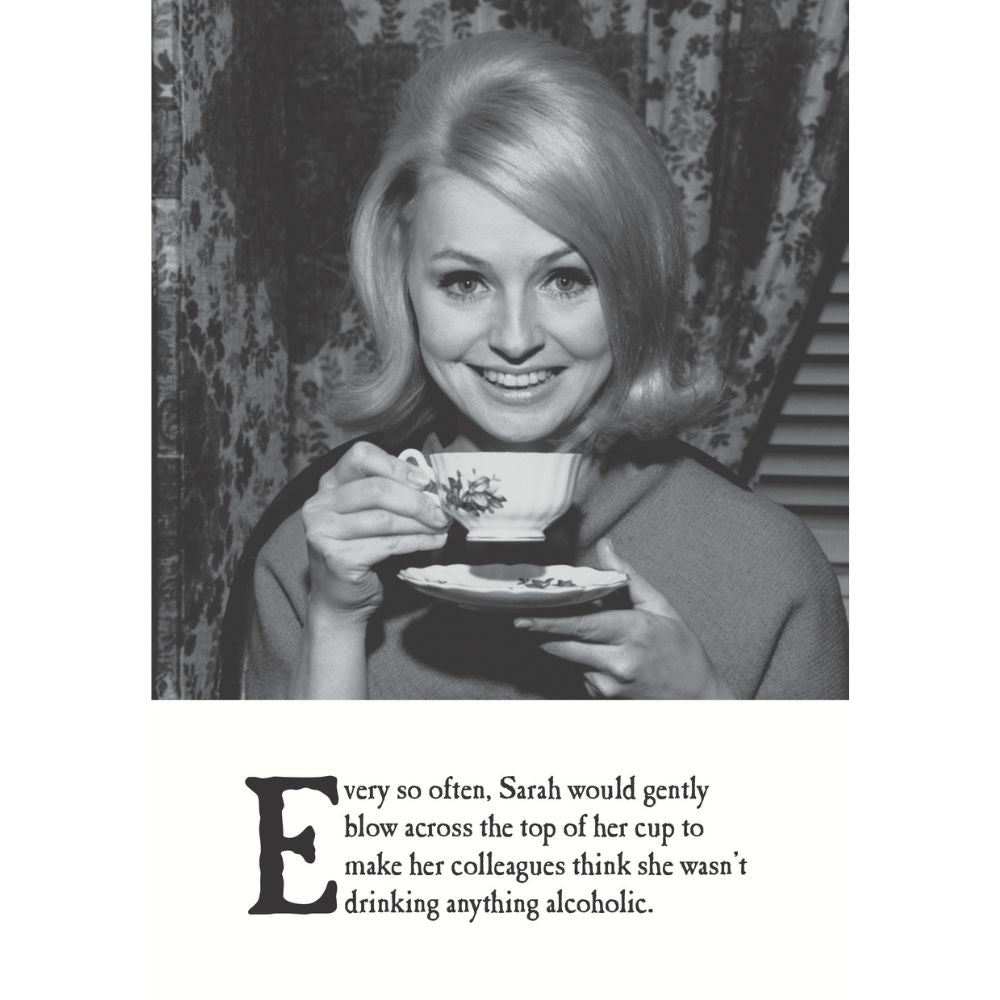 Woodmansterne Woman Cup of Tea Blank Card