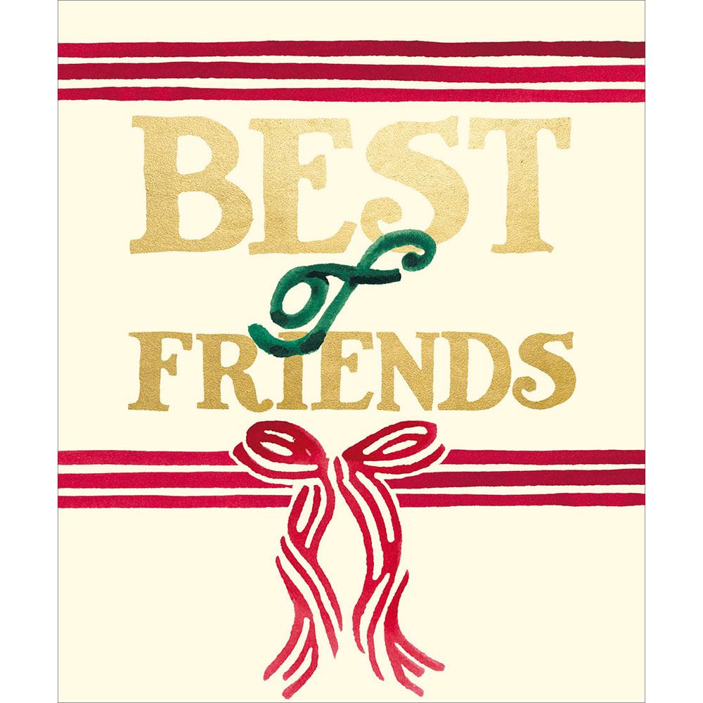 Woodmansterne Best Friend Ribbon Christmas Card