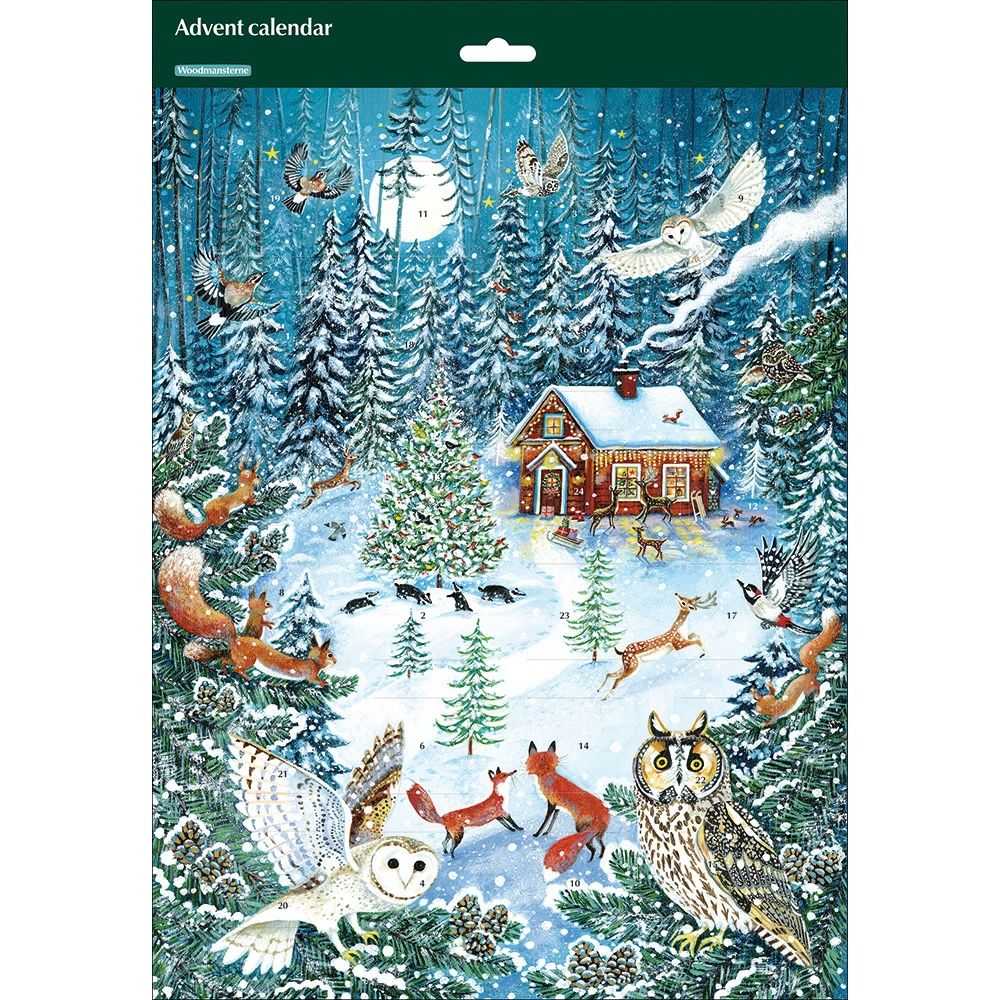 Woodmansterne Christmas Woodland Advent Calendar