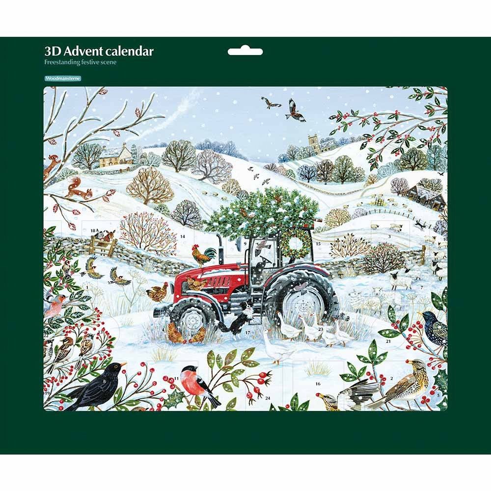 Woodmansterne Farm at Christmas 3D Advent Calendar