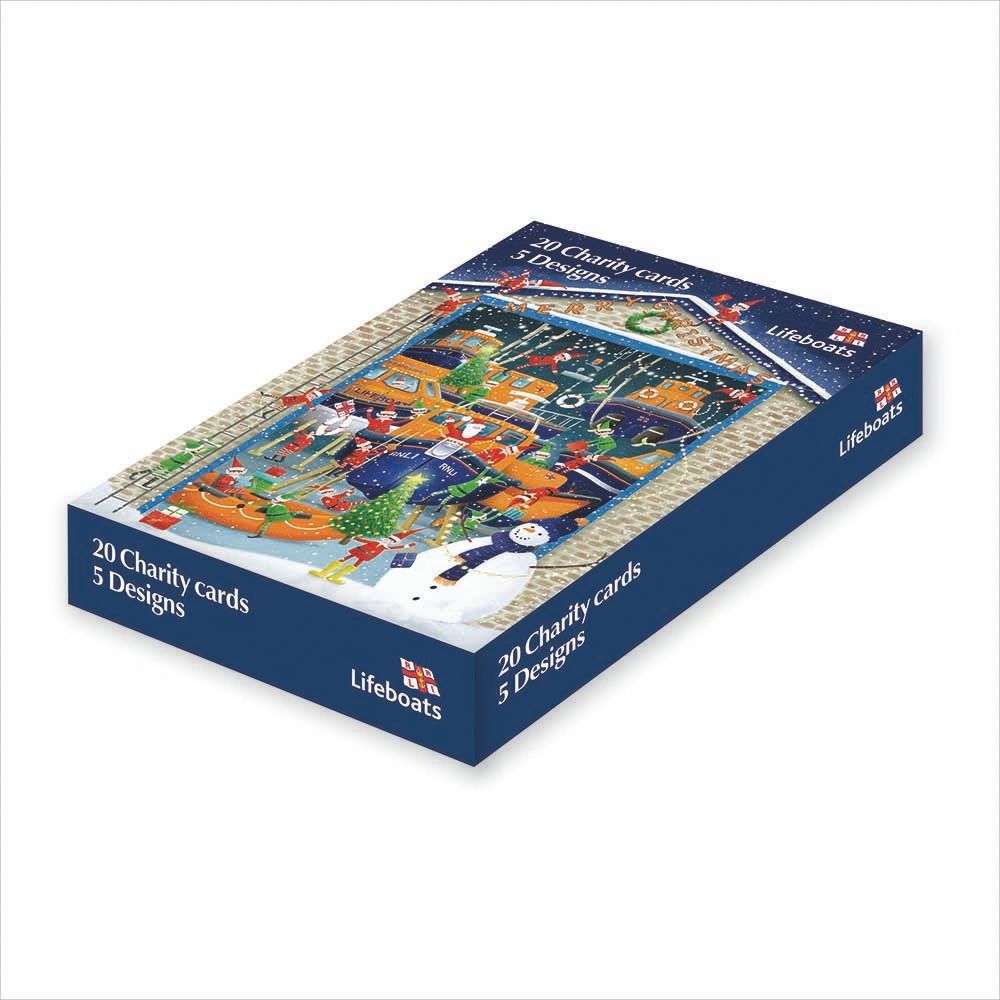 Woodmansterne RNLI Workshop Boxed Charity Cards - (Pack of 20)