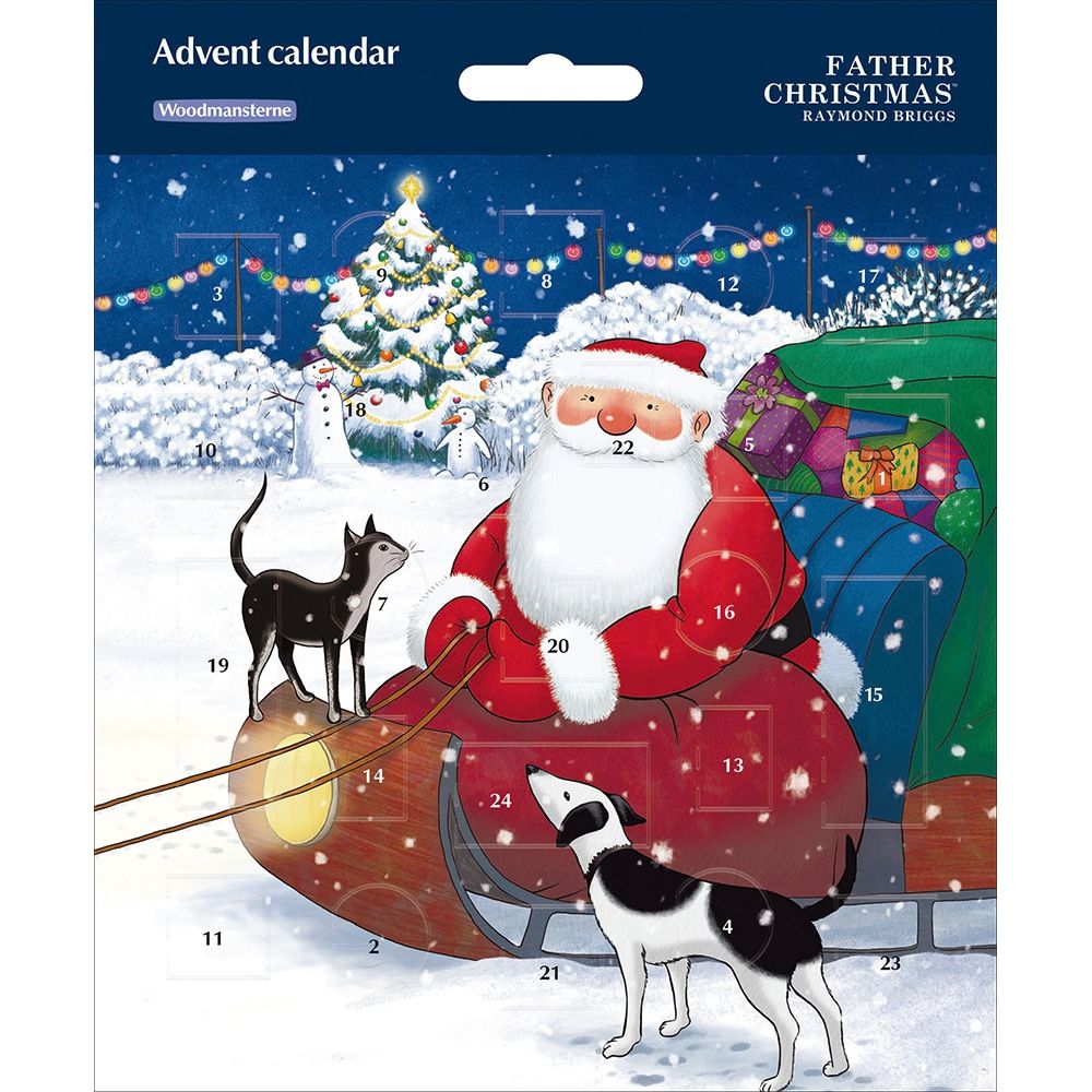 Woodmansterne Santa's Sleigh Advent Calendar