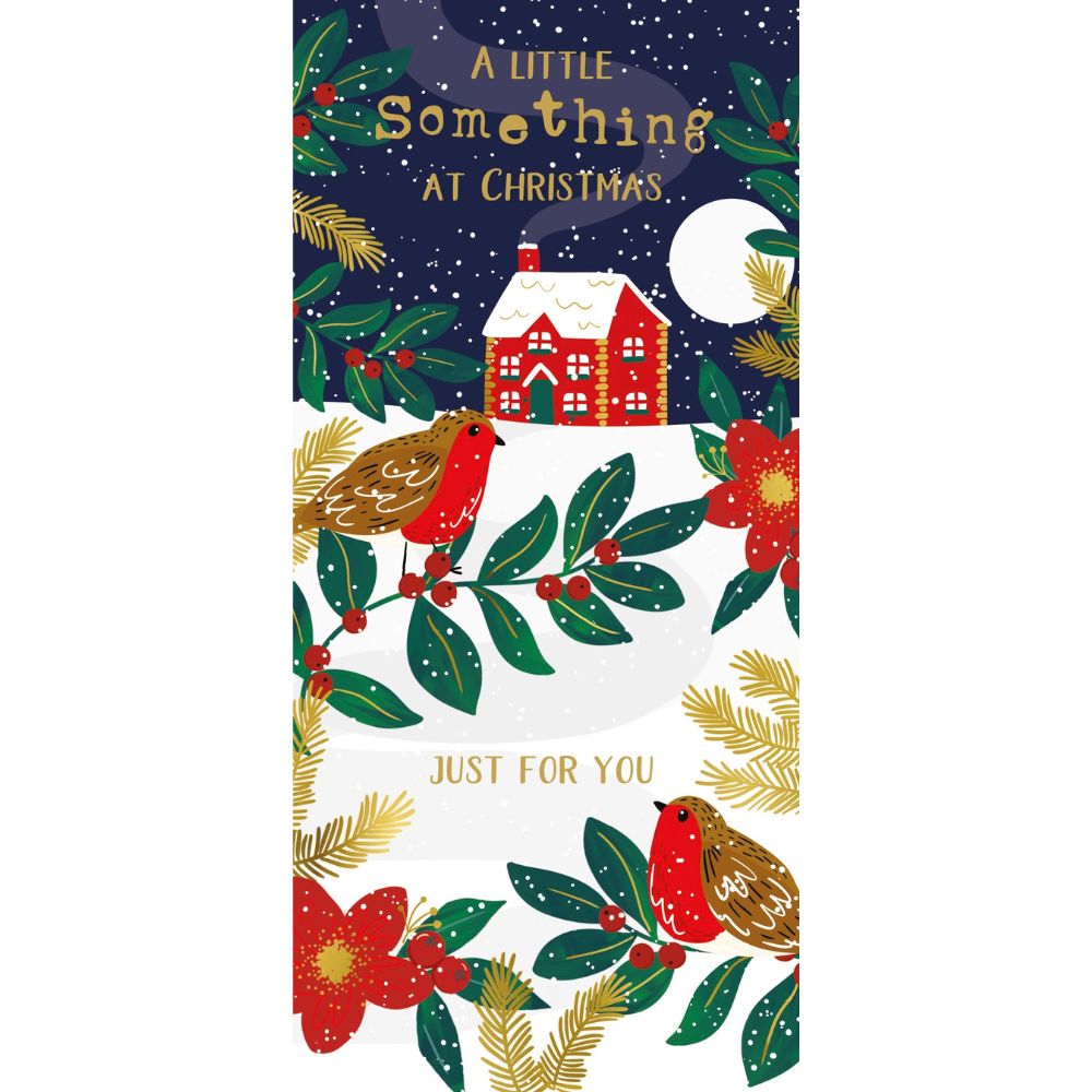 Woodmansterne Woodmansterne Winter Robins Christmas Money Wallet