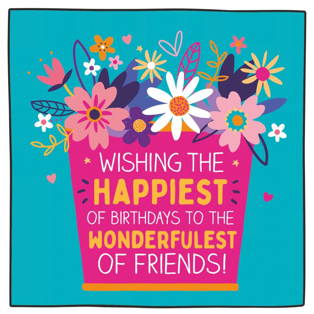 Woodmansterne Wonderfulest of Friends Birthday Card