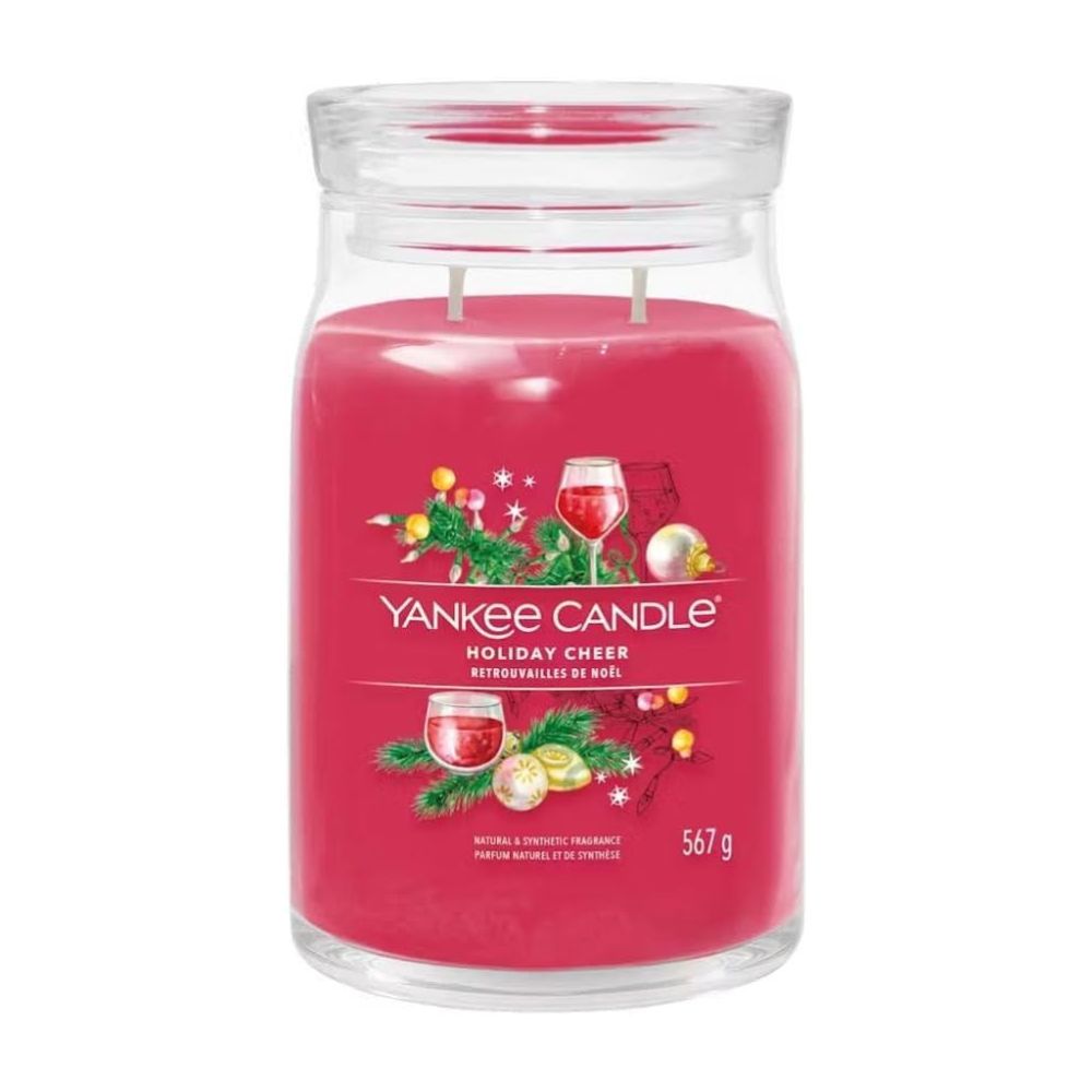 Yankee Candle 567g Holiday Cheer Large Jar Candle