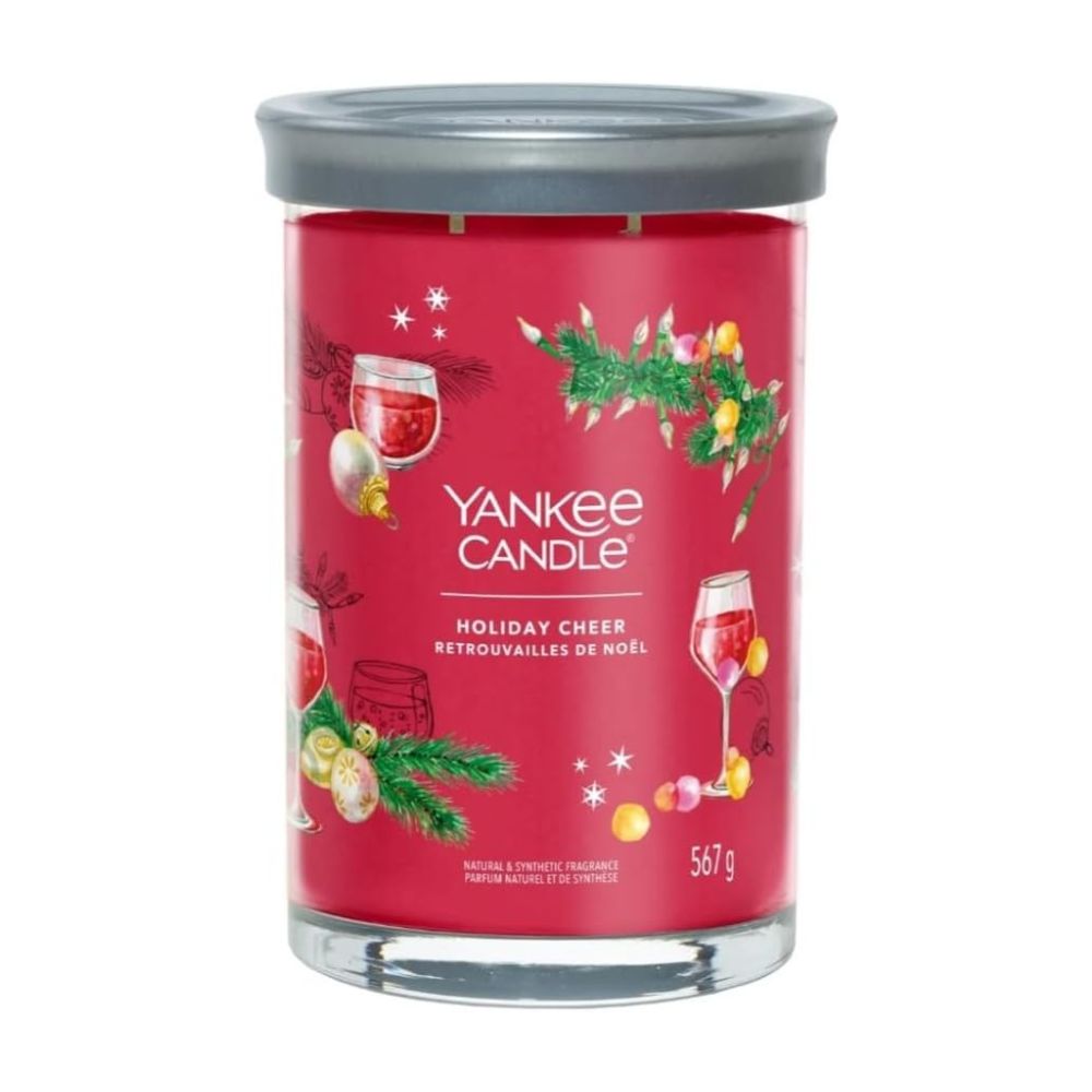 Yankee Candle 567g Holiday Cheer Signature Tumbler Large Jar Candle