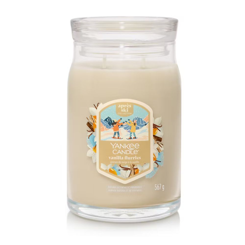 Yankee Candle 567g Vanilla Flurries Large Jar Candle