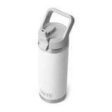 Yeti Rambler 18oz (532ml) Chug Bottle with Flip Straw - White