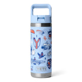 Yeti Rambler 18oz (532ml)  Chug Bottle with Straw - Big Sky Summer Camp